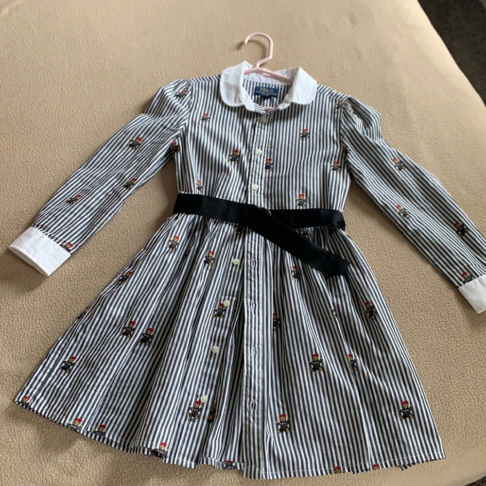 Polo girl shirt dress.